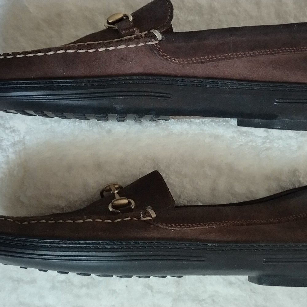 Vintage Gucci Dark Chocolate Driving Mocassins - Picture 4 of 4